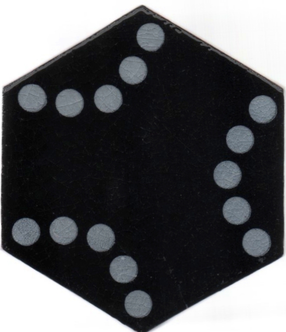 Cerâmica Artesanal Hexagonal 15x15 n°5002